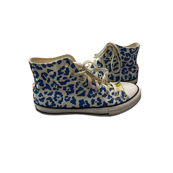 Converse Chuck Taylor Leopard Print High Top Sneakers Unisex Casual - Picture 2 of 7